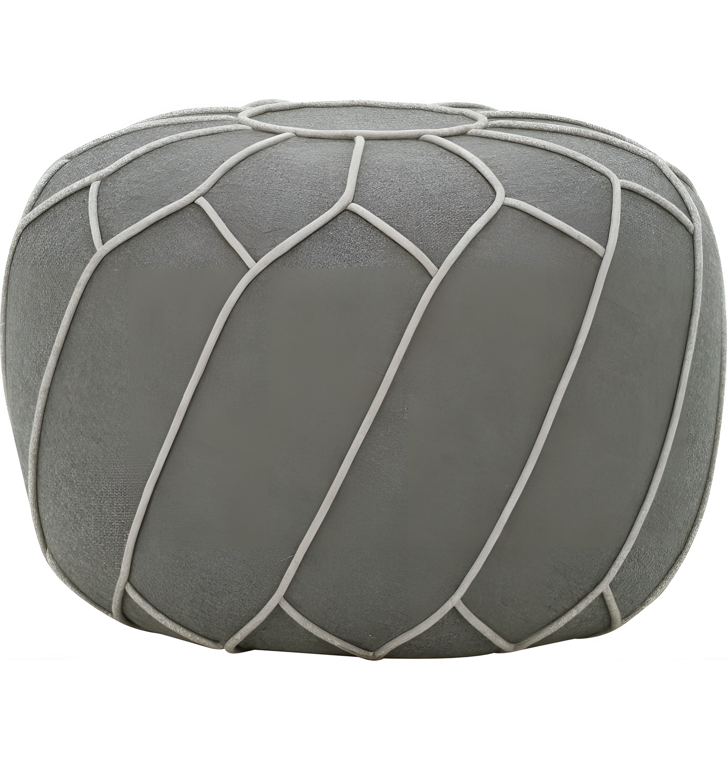 Saturn Gray Ottoman | Ottomans | NordicAbode.com