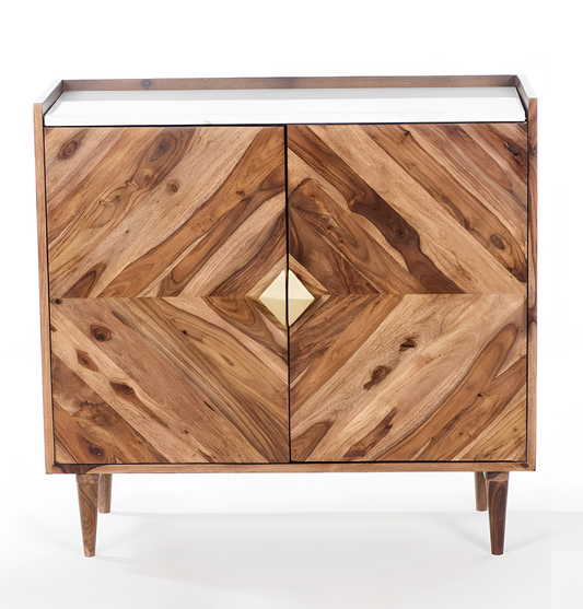 Abha Handcrafted Acacia Sideboard | Furniture | NordicAbode.com