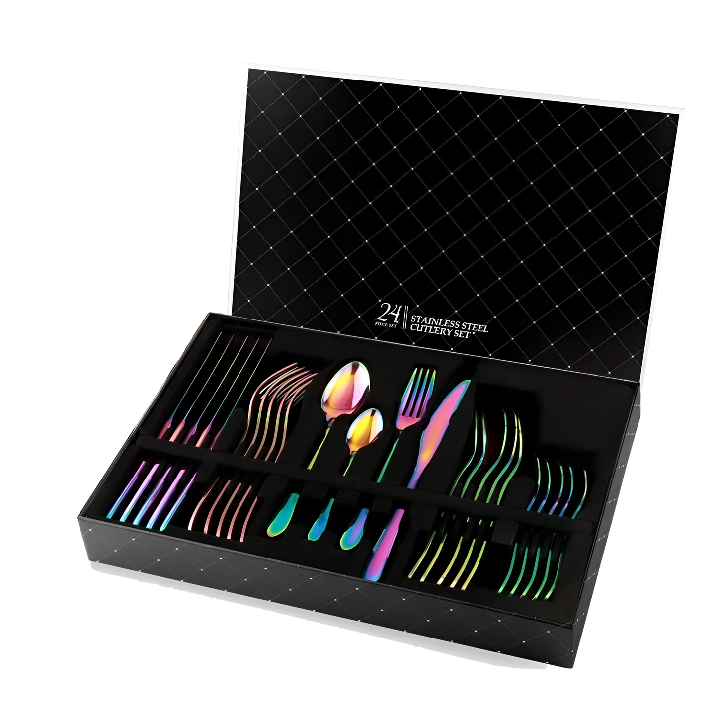 Rainbow Stainless Flatware Set | Tableware | NordicAbode.com