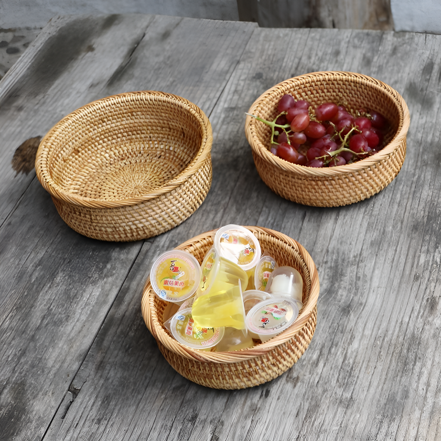 Rattan Handwoven Rattan Basket | Baskets | NordicAbode.com