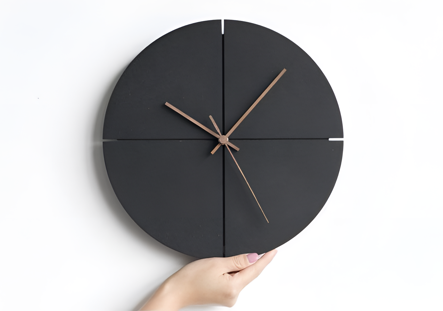 Beckett Modern Bamboo Clock | Clocks | NordicAbode.com