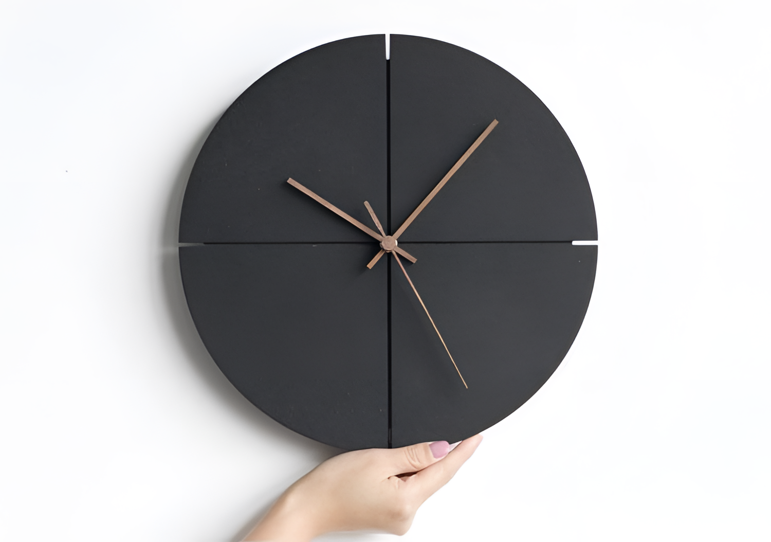 Beckett Modern Bamboo Clock | Clocks | NordicAbode.com