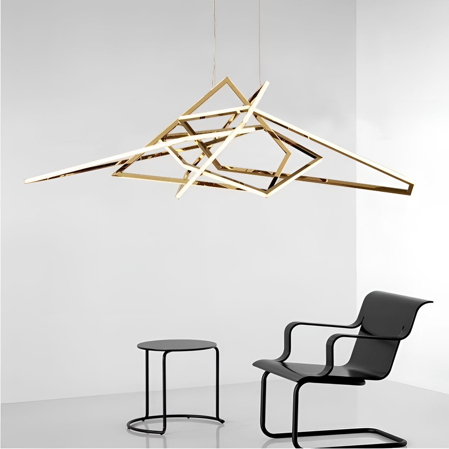 Tripartition Gold Tripartition Suspension Light | Lighting | NordicAbode.com