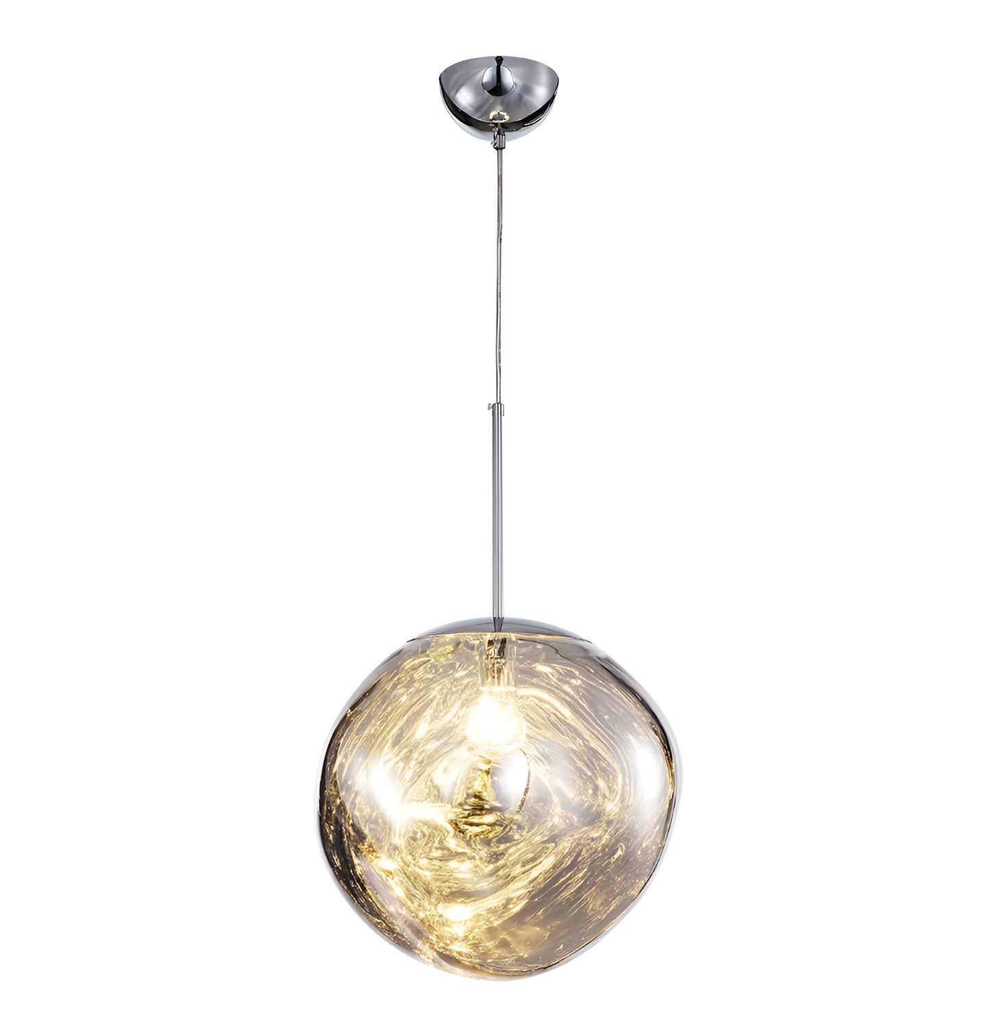 Matilda Chrome Lava Pendant Lamp | Lighting | NordicAbode.com
