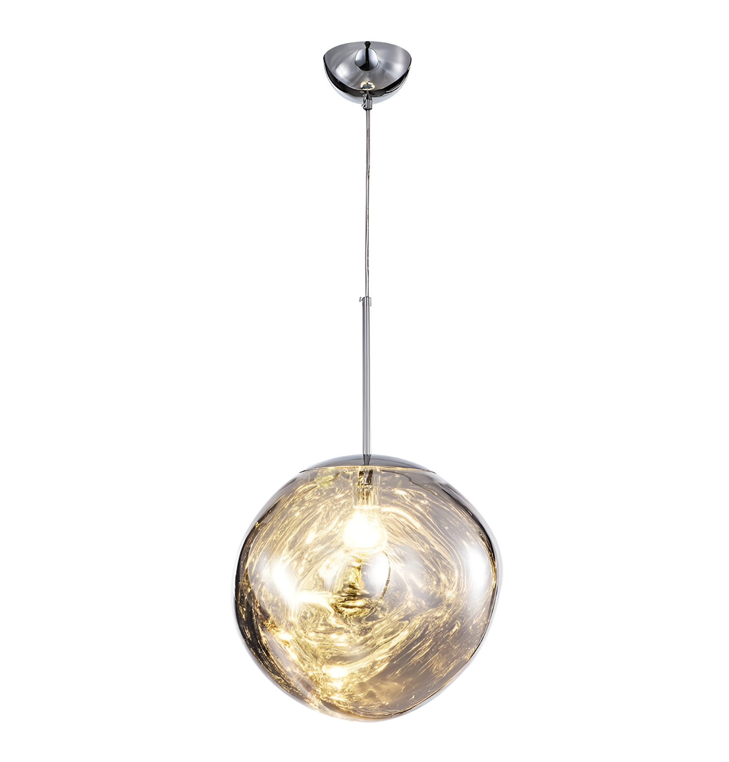 Matilda Chrome Lava Pendant Lamp | Lighting | NordicAbode.com