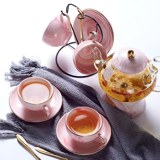 Marble Porcelain Tea Set | Tea Sets | NordicAbode.com