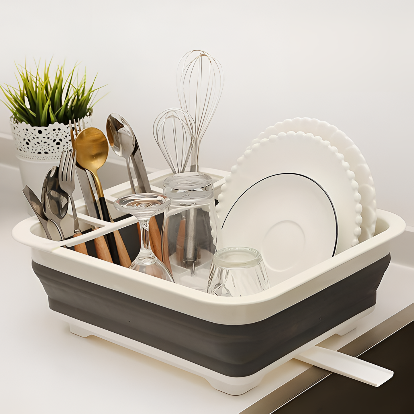 Foldable Modern Foldable Dish Rack | Kitchen | NordicAbode.com