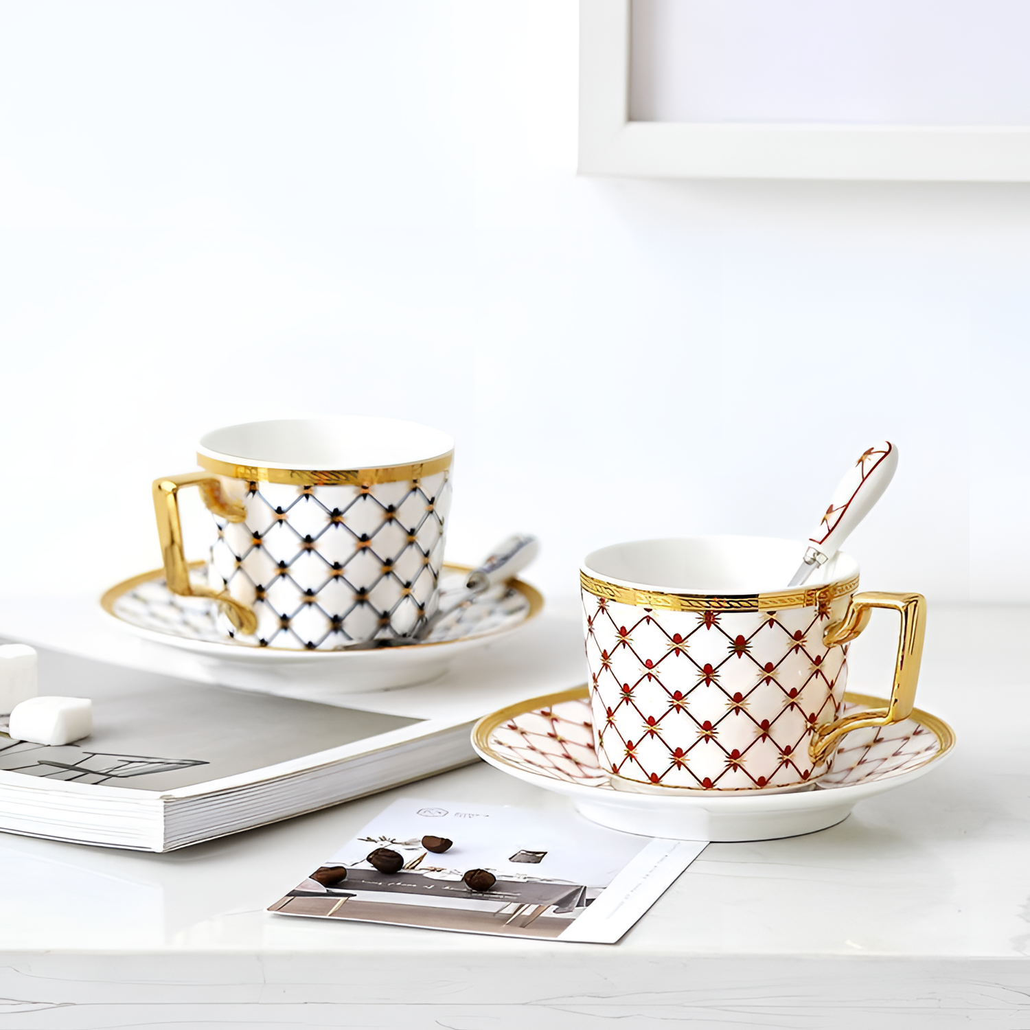 Art Elegant Bone China Tea Set | Drinkware | NordicAbode.com