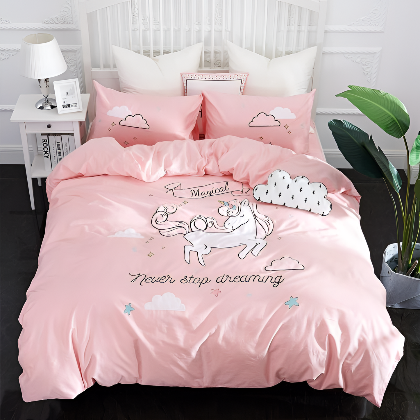 Unicorn Luxury Egyptian Cotton Duvet Set | Bedding | NordicAbode.com