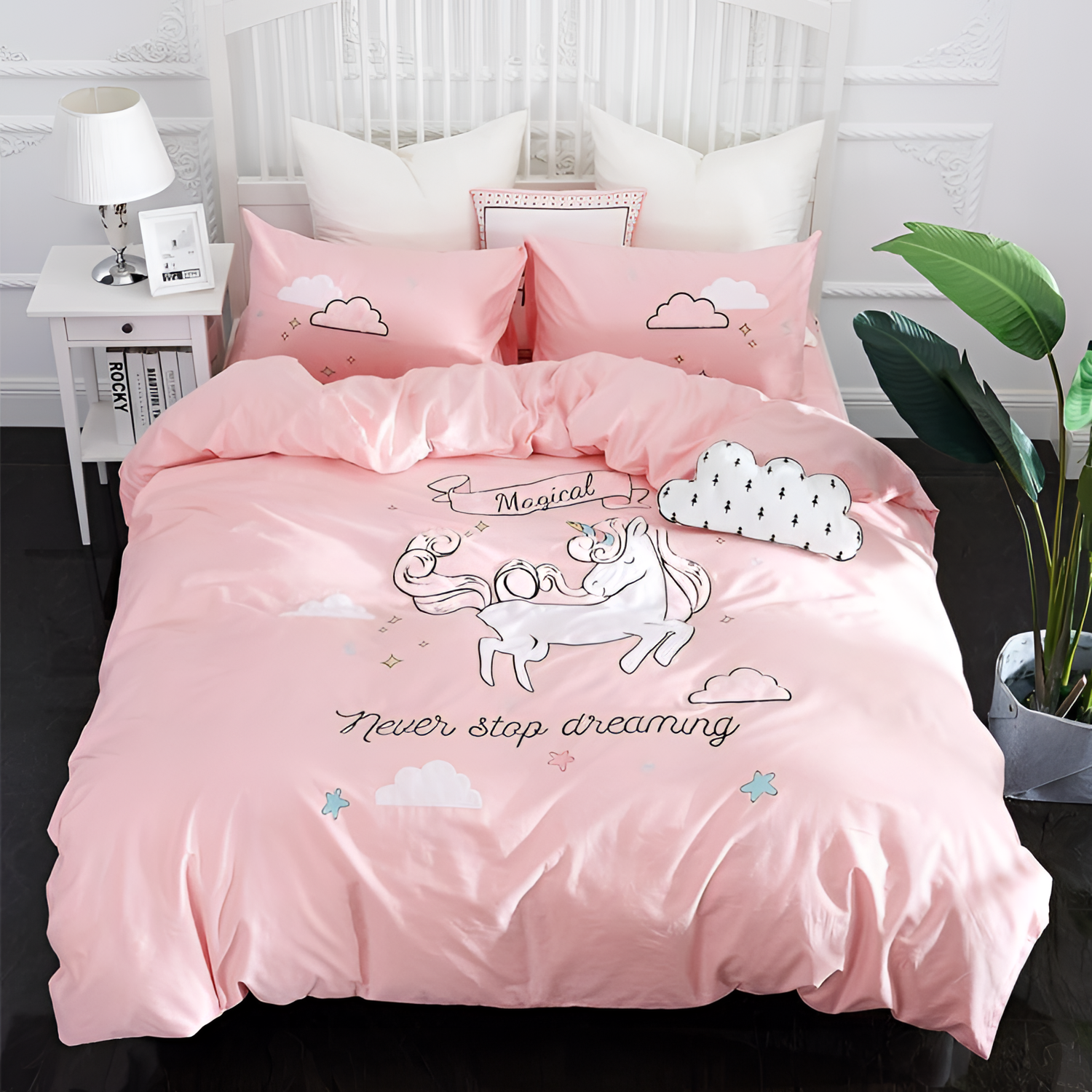 Unicorn Luxury Egyptian Cotton Duvet Set | Bedding | NordicAbode.com