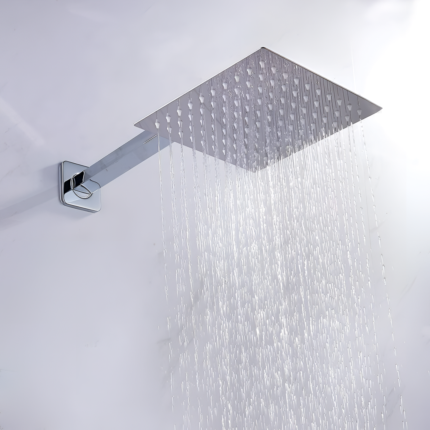 Rainfall Shower Head Holder Rack | Bathroom Accessories | NordicAbode.com