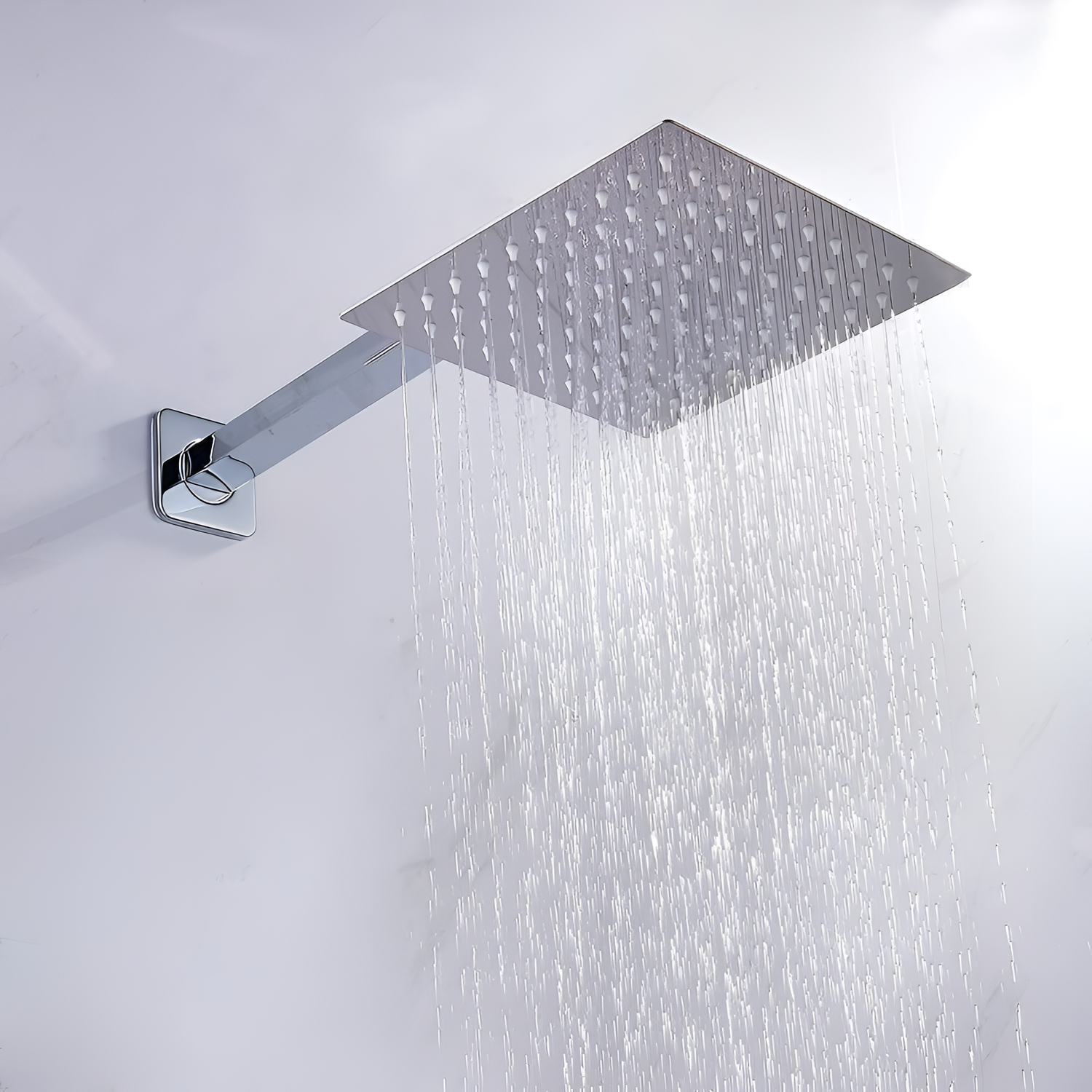 Rainfall Shower Head Holder Rack | Bathroom Accessories | NordicAbode.com