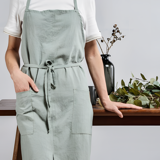 Cotton Plain Cotton Apron | Textiles | NordicAbode.com