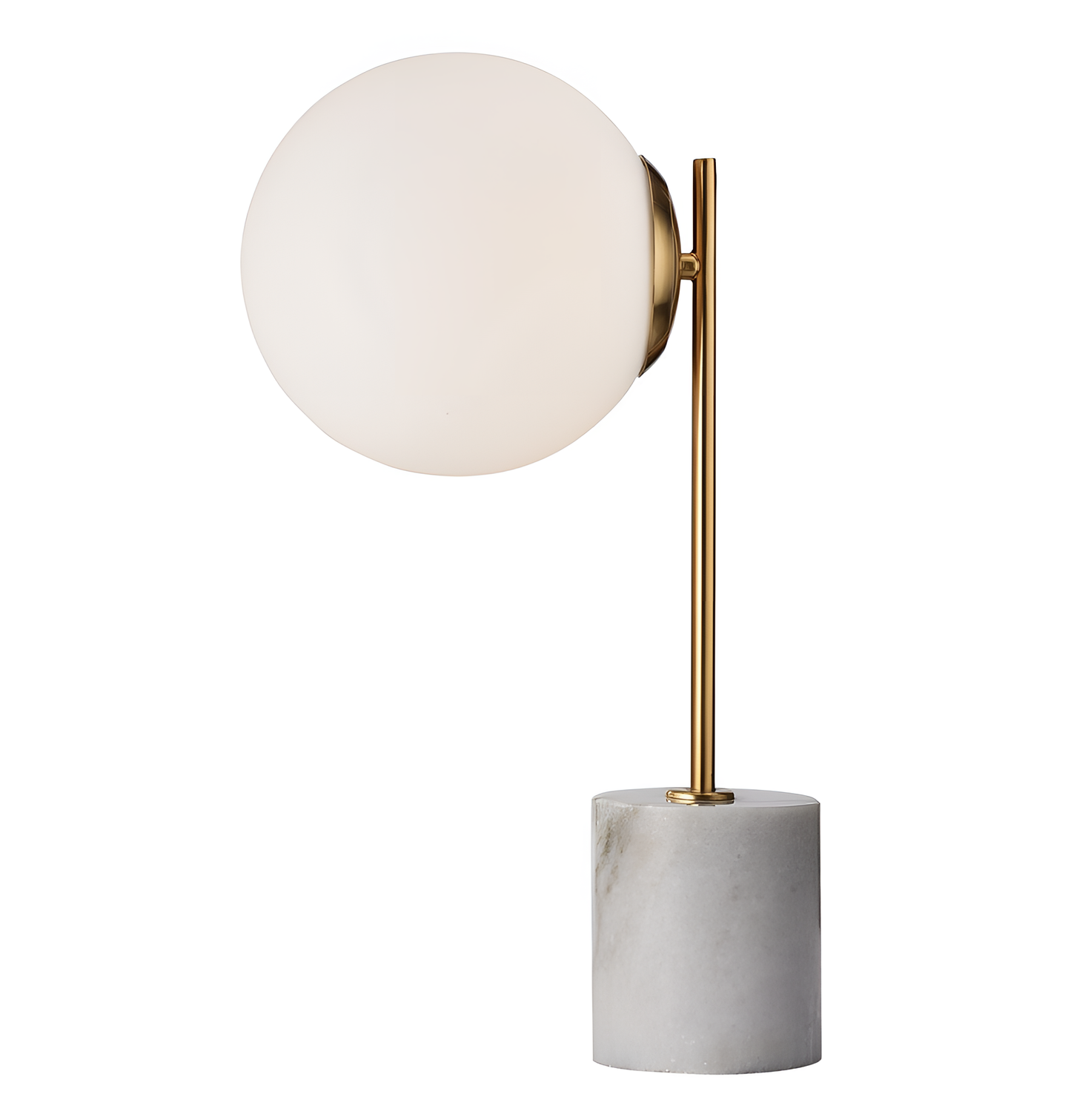 Tuva Marble Table Lamp - Gold Frame | Lighting | NordicAbode.com