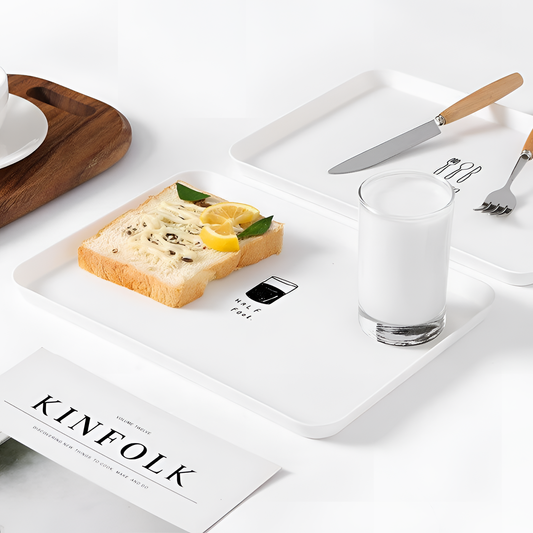 Cartoon White Plastic Tray - Cartoon | Trays | NordicAbode.com