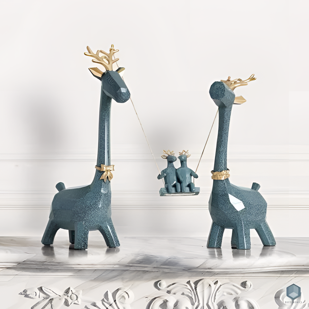 Family Nordic Deer Family Figurine | Figurines | NordicAbode.com