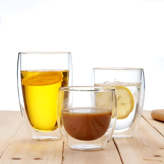 Double Durable Glass Cup | Drinkware | NordicAbode.com