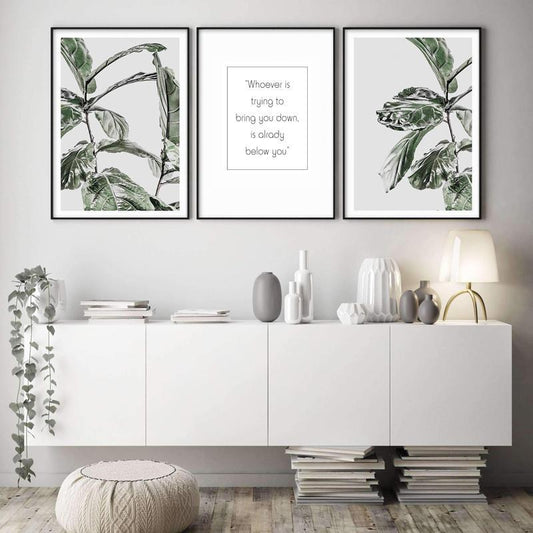 Watercolor Leaves - Nordic Side - 