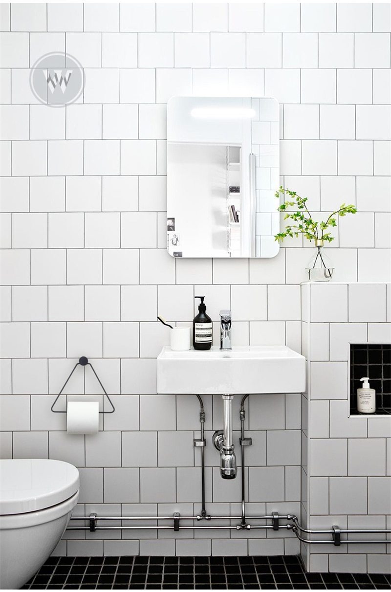 Iron Triangular Paper Roll Organiser - Nordic Side - 