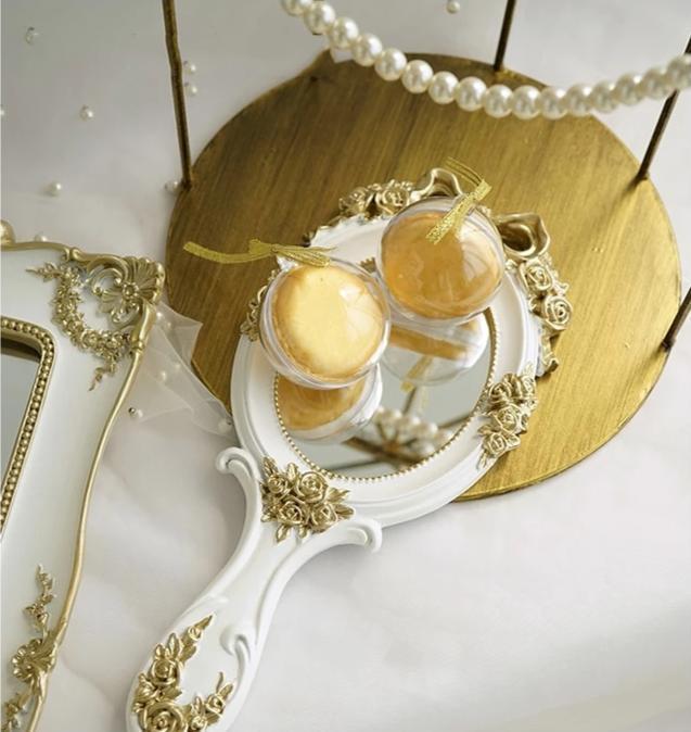 Vintage Resin Gold Trays - Nordic Side - 