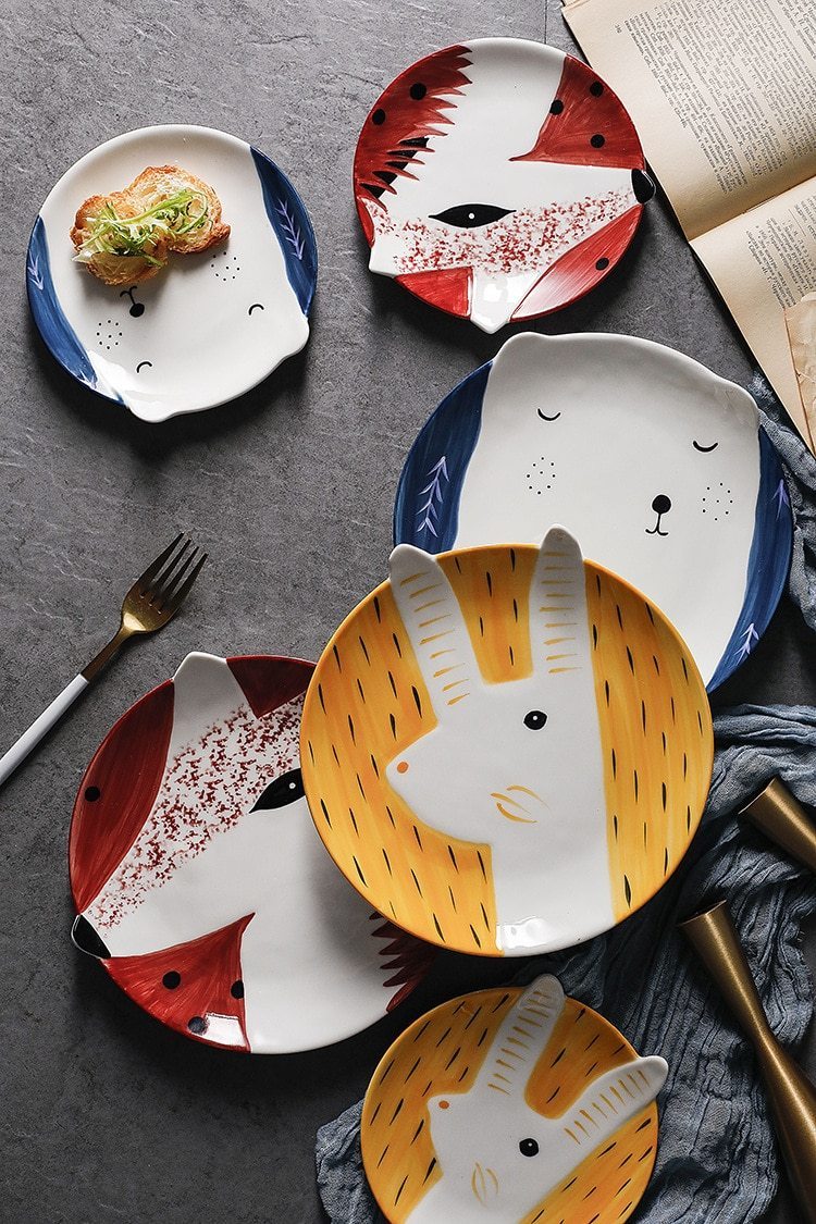Animal Adorbs Plates - Nordic Side - 