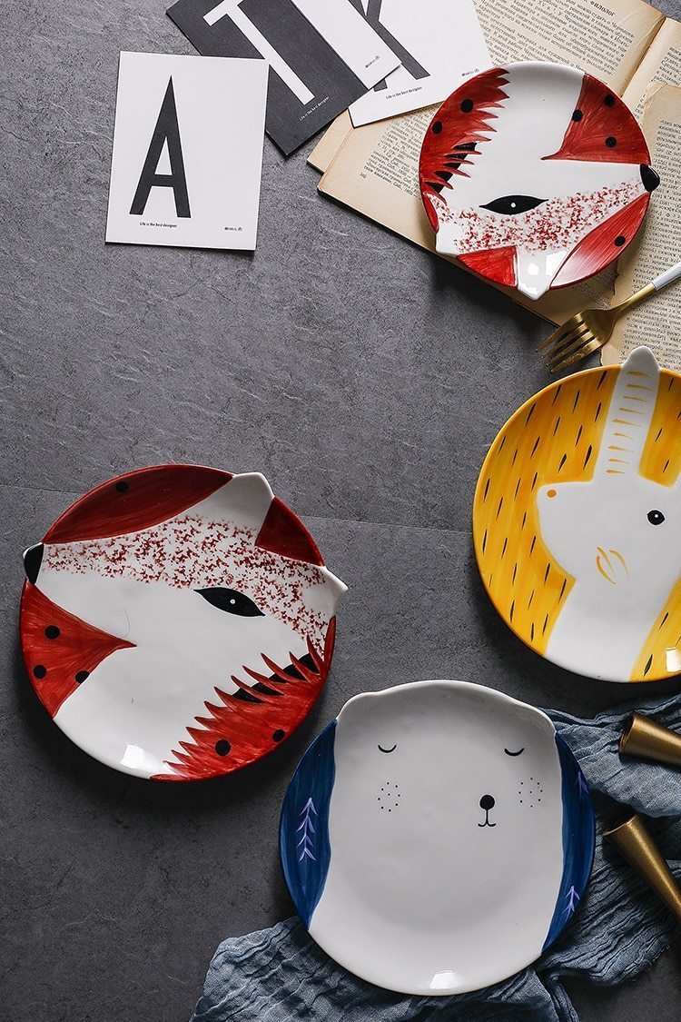 Animal Adorbs Plates - Nordic Side - 