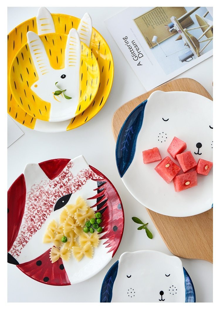 Animal Adorbs Plates - Nordic Side - 
