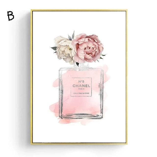 Abstract Peony with Lady - Nordic Side - 