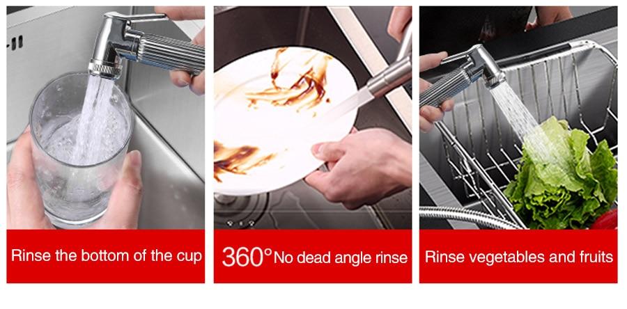 Huxon - Handmade Stainless Steel Lead-Free Large Kitchen Sink - Nordic Side - 03-18, modern-pieces