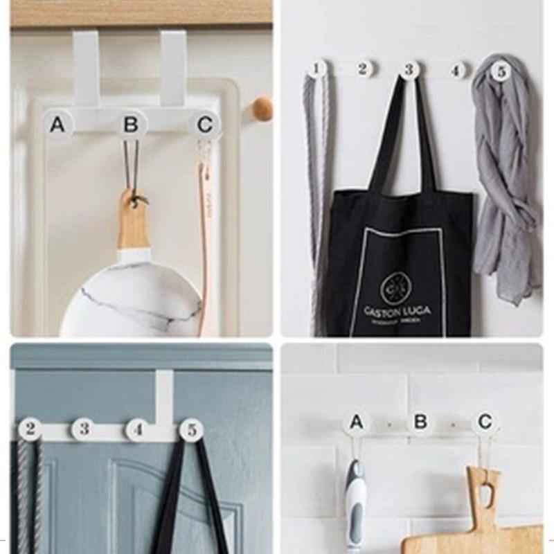 2Pcs Nordic Iron Door Hook - Nordic Side - 