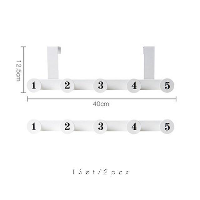 2Pcs Nordic Iron Door Hook - Nordic Side - 