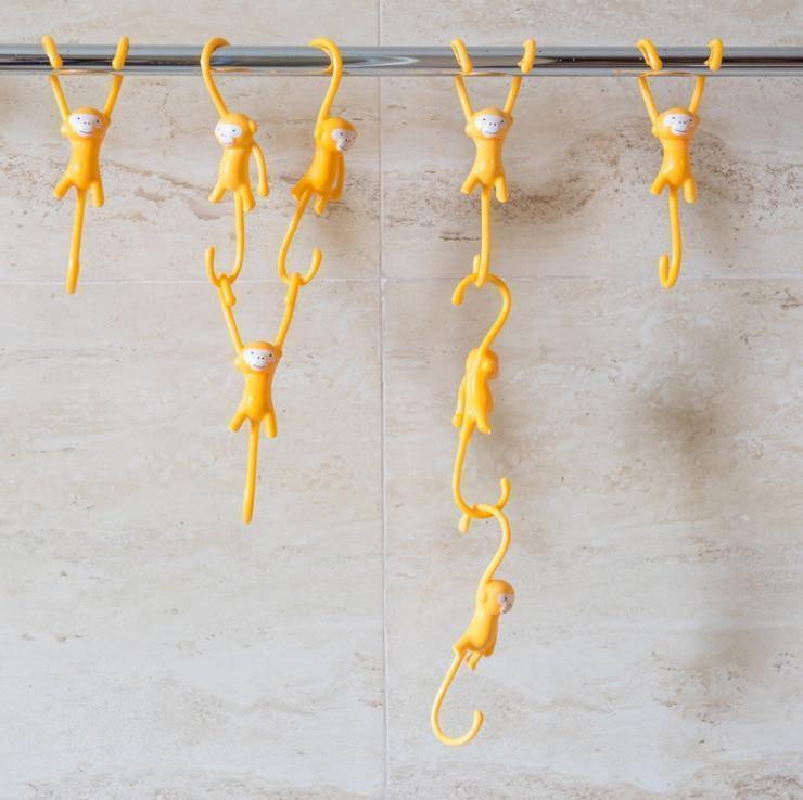 2PCS Cute Monkey Hooks - Nordic Side - 