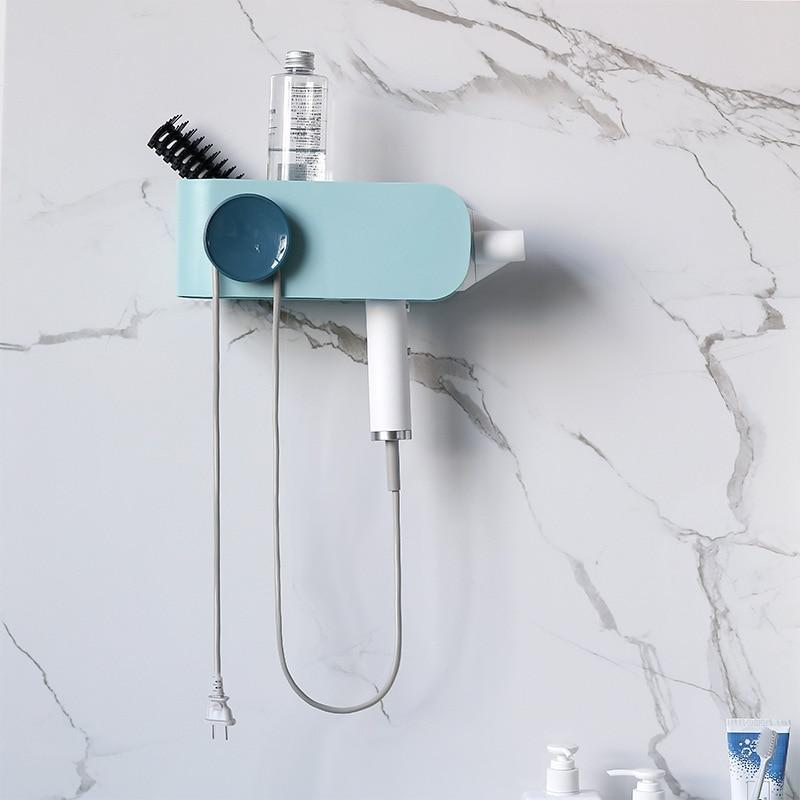 Nordic Wall-mounted Hair Dryer Holder - Nordic Side - 