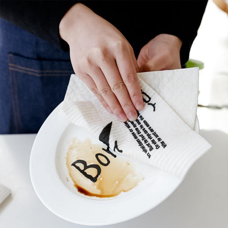 2Pcs Bamboo Cotton Dishcloth - Nordic Side - 