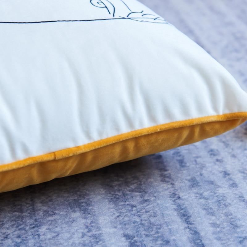 Modern French Print Cushion Cover - Nordic Side - 