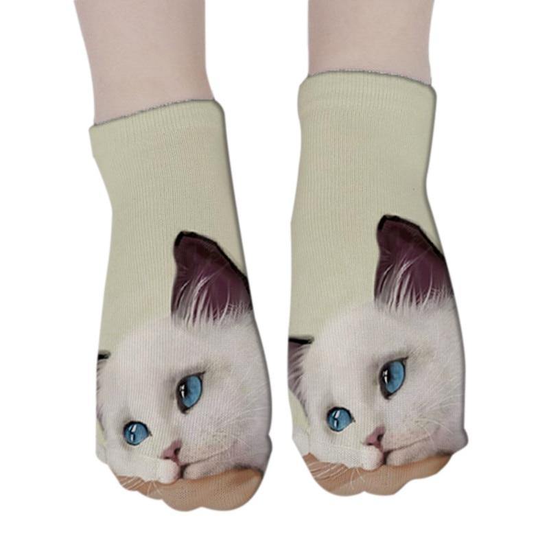 Creative 3D Cat Socks - Nordic Side - 