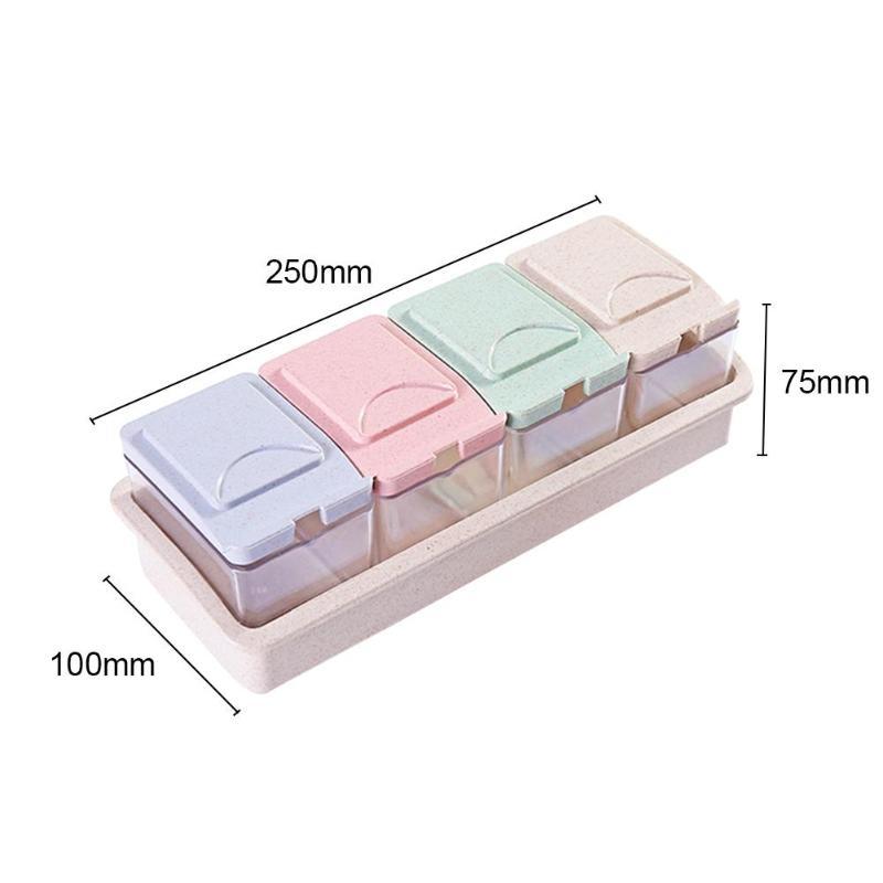 4 Compartment Condiment Container - Nordic Side - 06-23