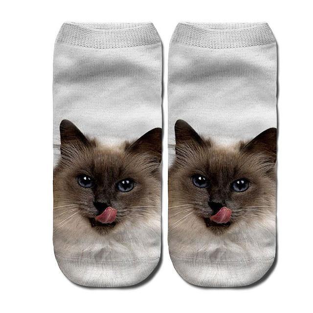 Creative 3D Cat Socks - Nordic Side - 
