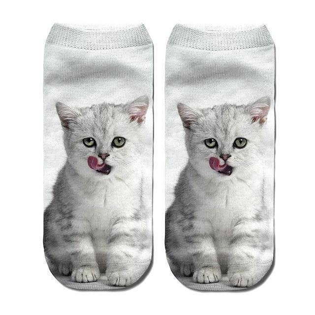 Creative 3D Cat Socks - Nordic Side - 