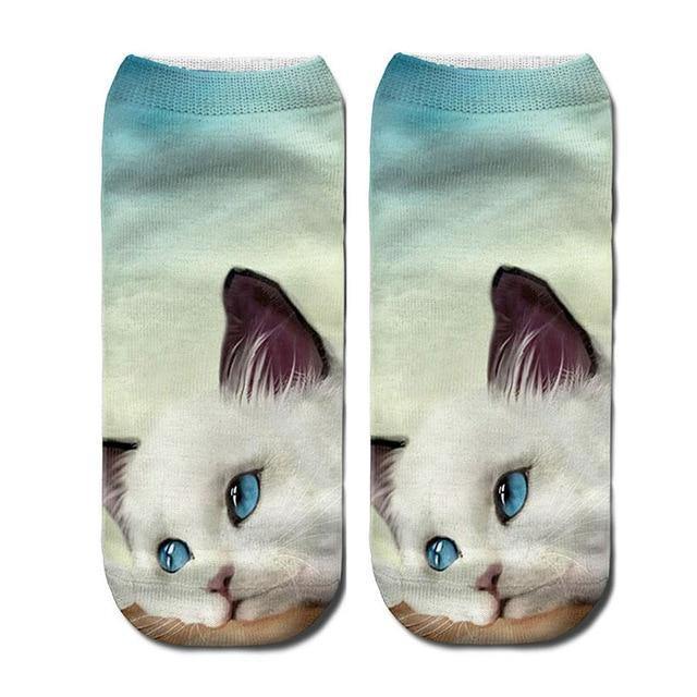 Creative 3D Cat Socks - Nordic Side - 