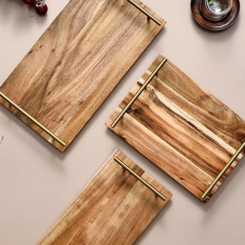 Annotto Mid-Century Wooden Tray