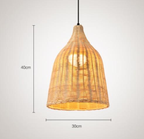 Japanese Natural Rattan Pendant Lamp