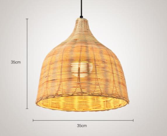 Japanese Natural Rattan Pendant Lamp