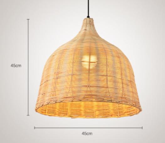 Japanese Natural Rattan Pendant Lamp