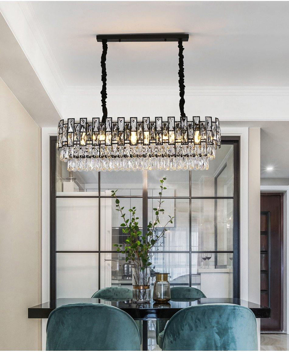 Mimis' Roundup - Nordic Side - black, chandelier, crystal, pendant