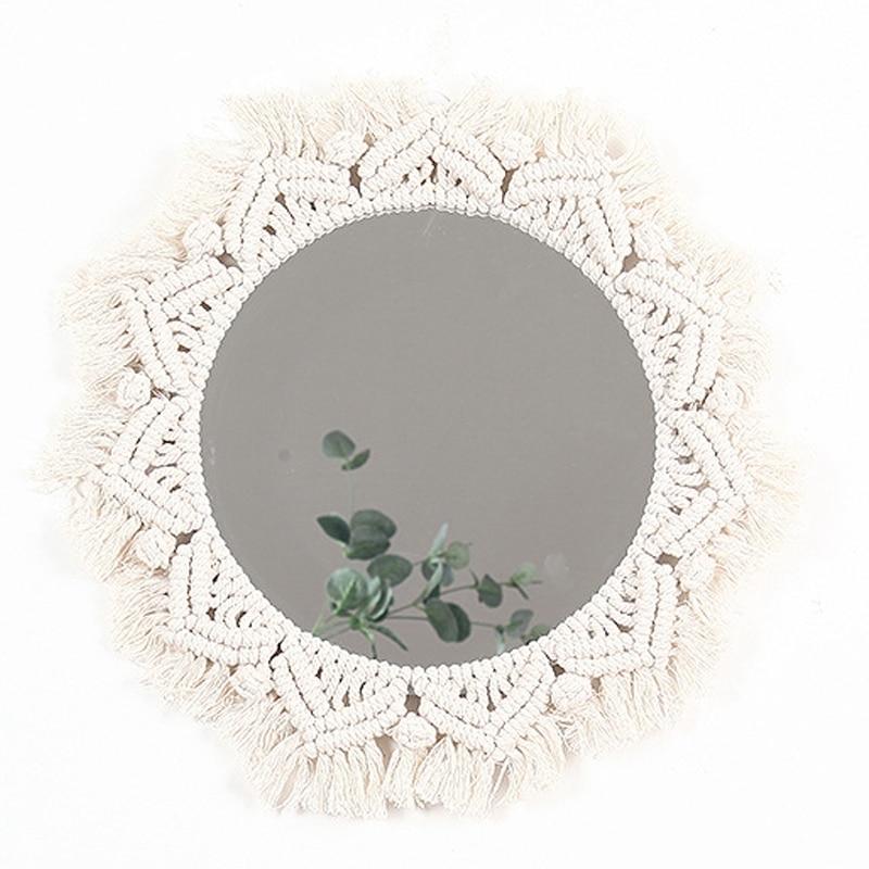 Handmade Macrame Mirror Wall Decor