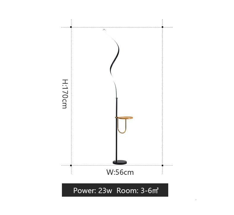 Twisted Ends - Nordic Side - floorlamp