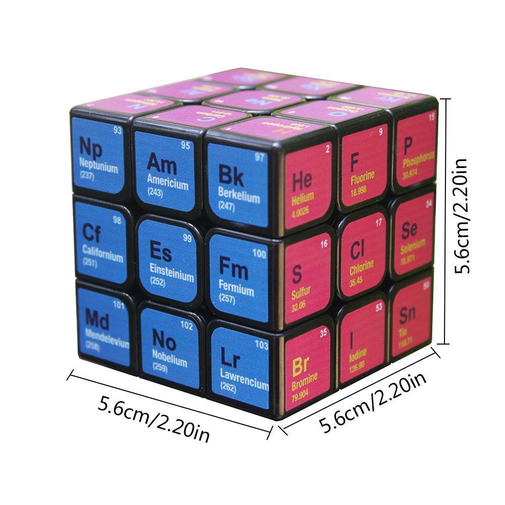 Periodic Table Rubik's Cube - Nordic Side - rubik's cube