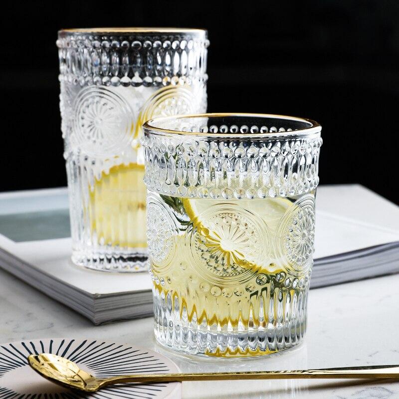 Osasco Gold Rim Highball Glass