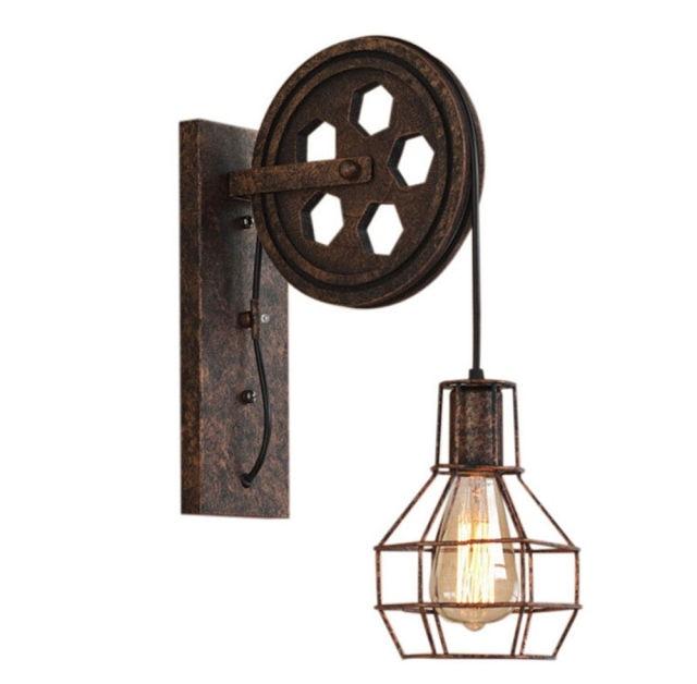 Retro Industrial Wall Light for Contemporary Spaces